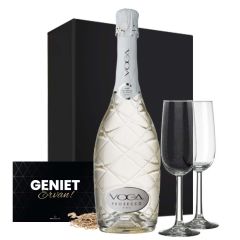 Prosecco Pakket met 2 Flutes