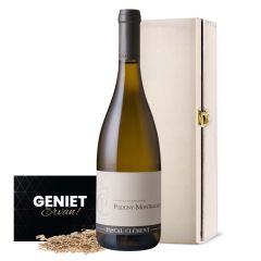 Bourgogne Puligny-Montrachet in wijnkist