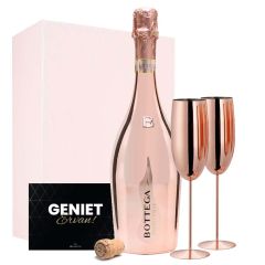 Prosecco Bottega Rose gold pakket 'Deluxe'
