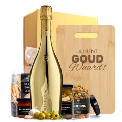 Borrelpakket 'Jij bent goud waard'