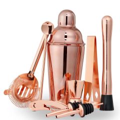 Oak & Steel Cocktail Set in Rose Gold 10-delig 
