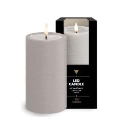 iTRE LED kaars Zandkleurig 7,5 x 12,5cm
