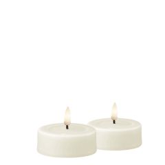 iTRE LED Waxinelichtje  4.5 x 2.5cm (2 st) Cream