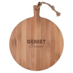 Borrelplank 'GENIET ERVAN' Rond