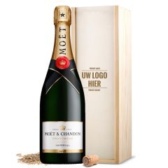 Moët & Chandon Brut champagne in kist 
